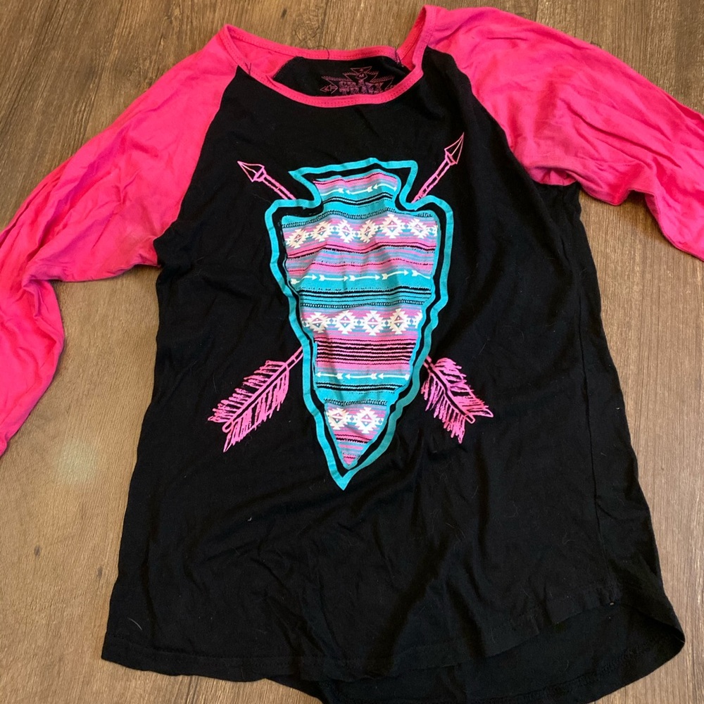 Crazy train baseball tee